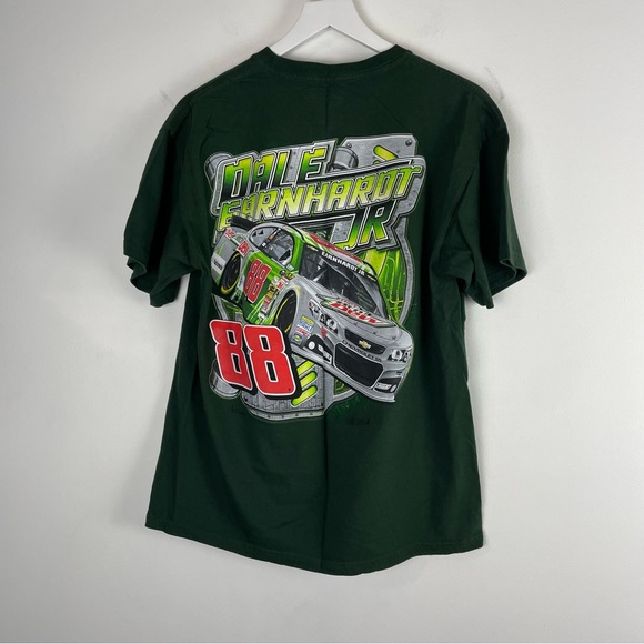 Dale Earnhardt Jr. #88 Chase Authentics Green T-Shirt Size Large - Picture 4 of 6